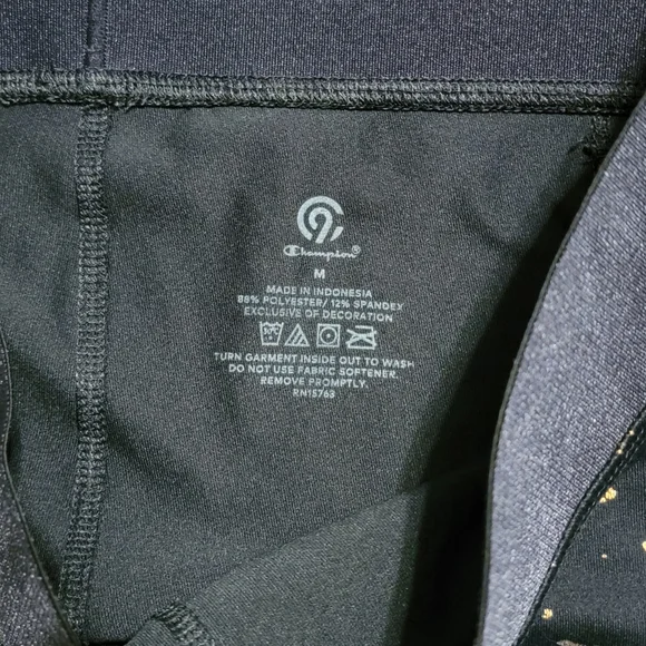 Champion Womens Elastic Waistband Yoga Activewear Leggings Pants - Picture 4 of 4